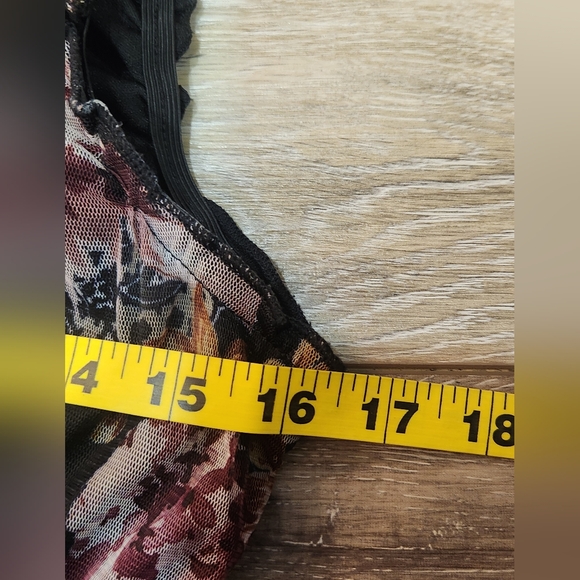 Anthropologie Lapis Black Floral Maxi Dress Size Small - Picture 6 of 7